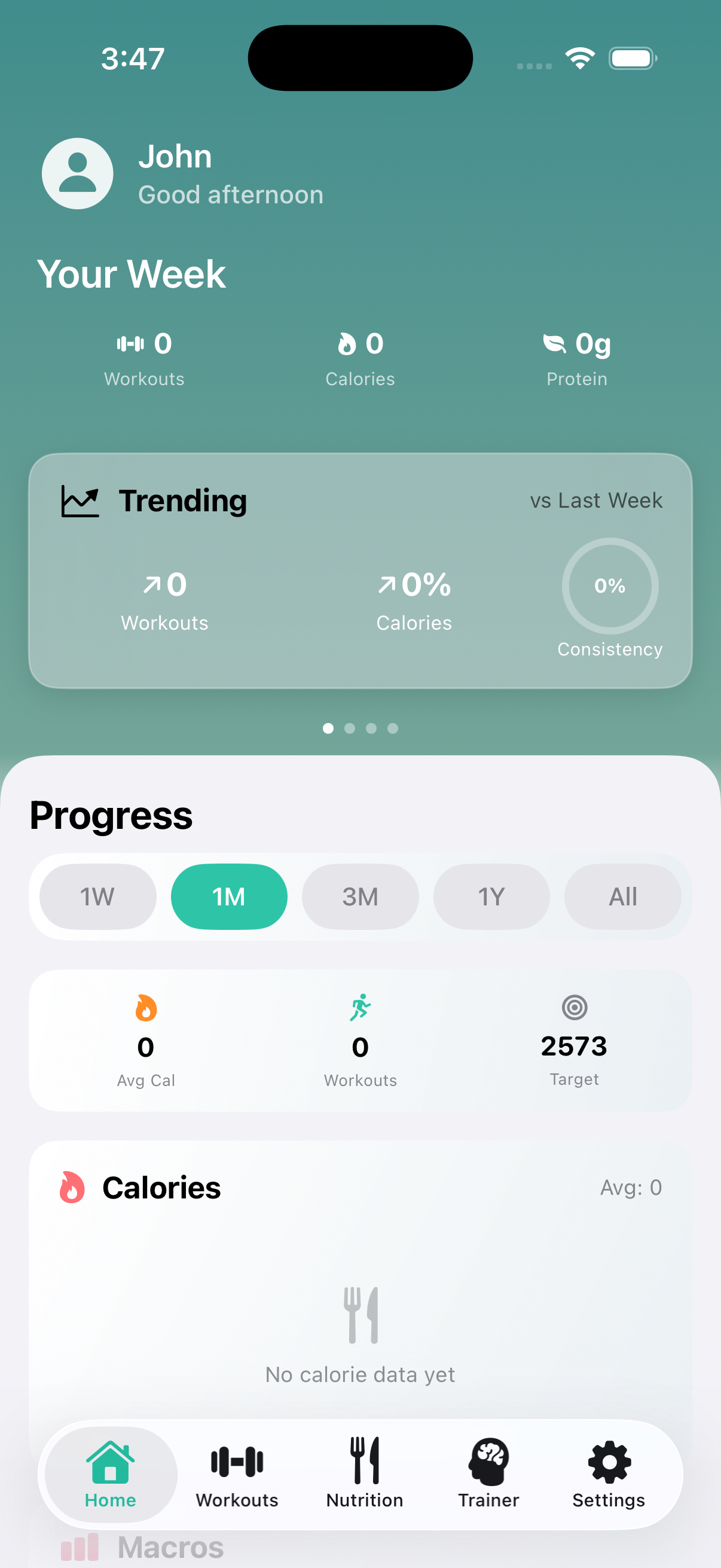 Qwota App Dashboard