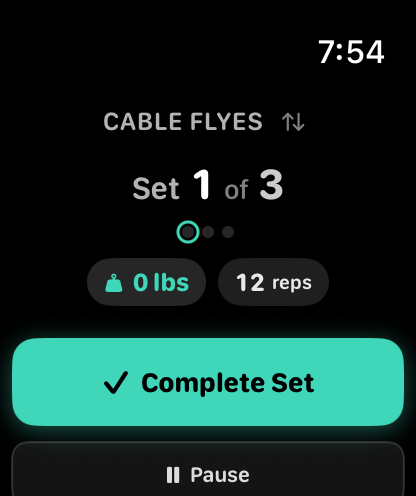 Apple Watch Workout Tracking
